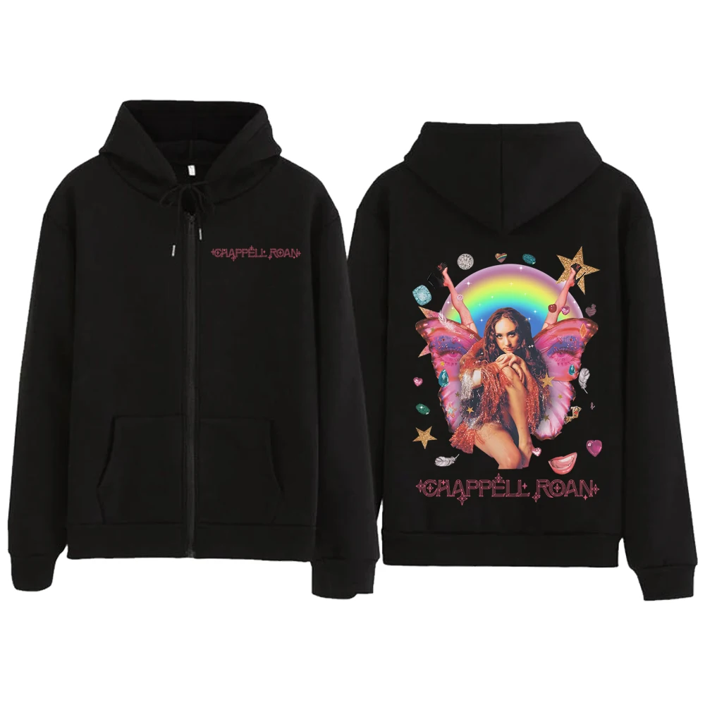 Chappell Roan - Angelic Rainbow Zip Up Hoodie