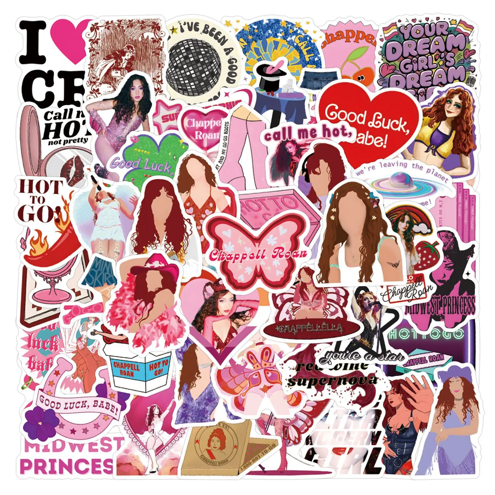 Chappell Roan - 50PCS Special Stickers Pack
